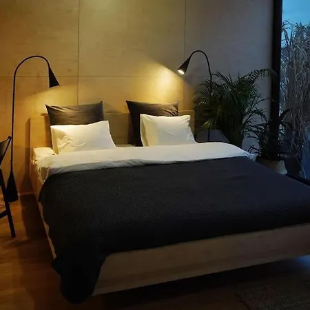 Domy W Ogrodzie - Riverfront Cabins Vakantiehuis